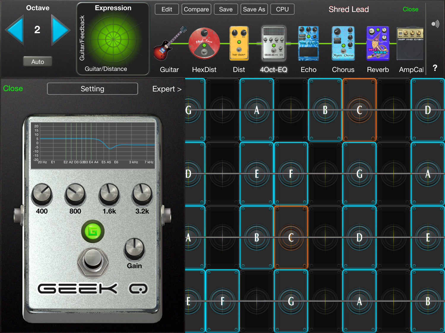 2 Preset Editor PEQ   4 strings