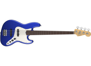 American Standard Jazz Bass Fretless - Mystic Blue