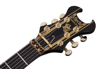 synyster gates s blk gold headstock highres synyster gates s blk gold headstock highres