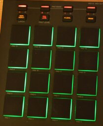 Akai MPC Touch : Pads Akai MPC Touch : Pads