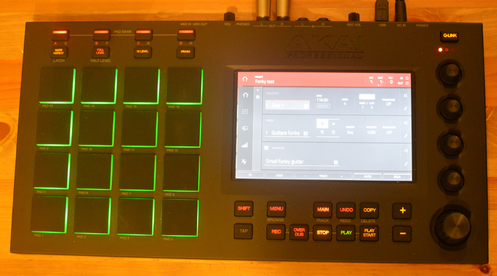 Akai MPC Touch : general