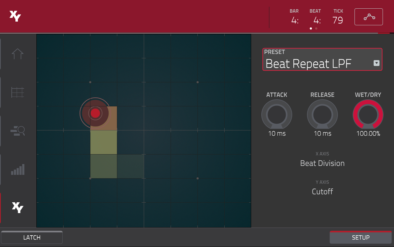 Akai MPC Touch : XYFX