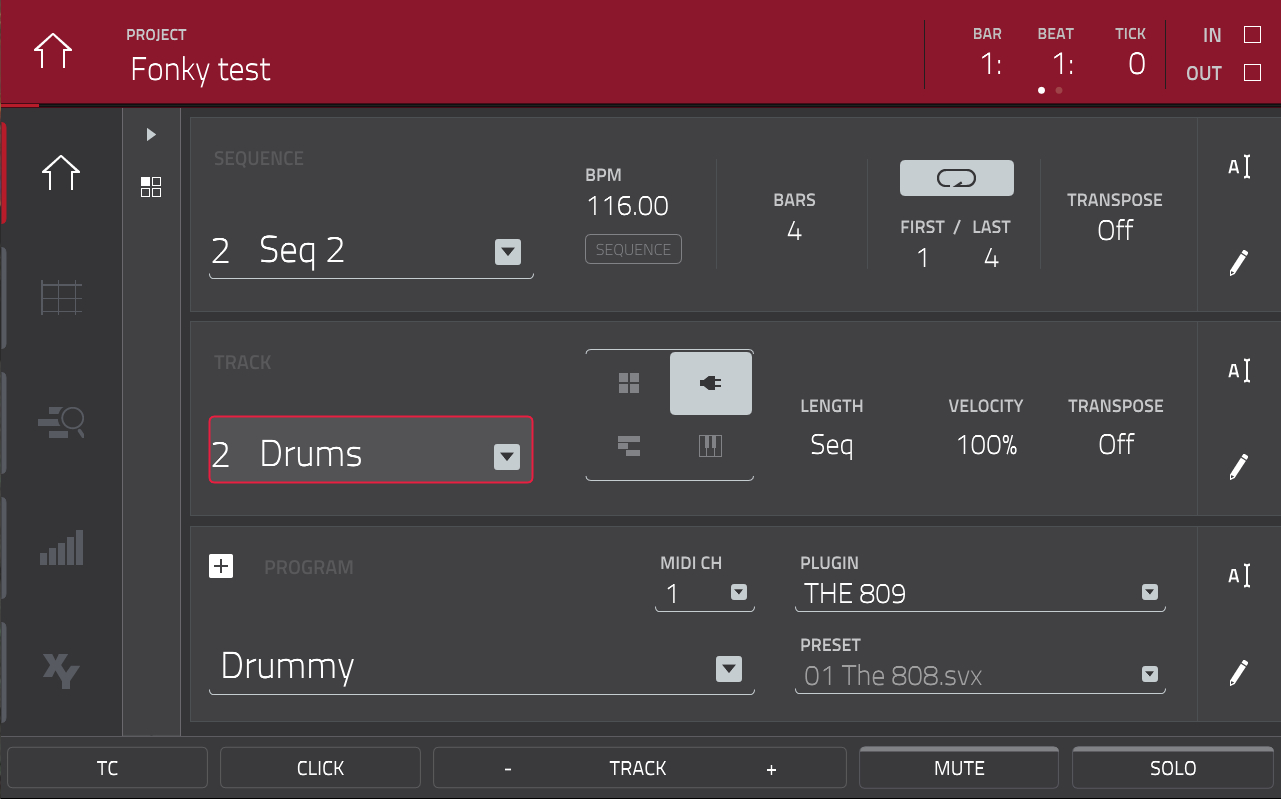 Akai MPC Touch : main