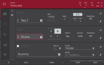 Akai MPC Touch : main Akai MPC Touch : main