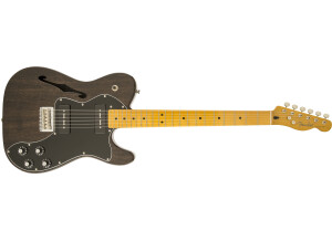 Modern Player Telecaster Thinline Deluxe - Black Transparent