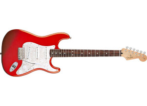 Deluxe Powerhouse Strat - Chrome Red