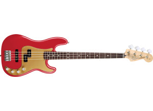 Deluxe Active P Bass Special - Chrome Red