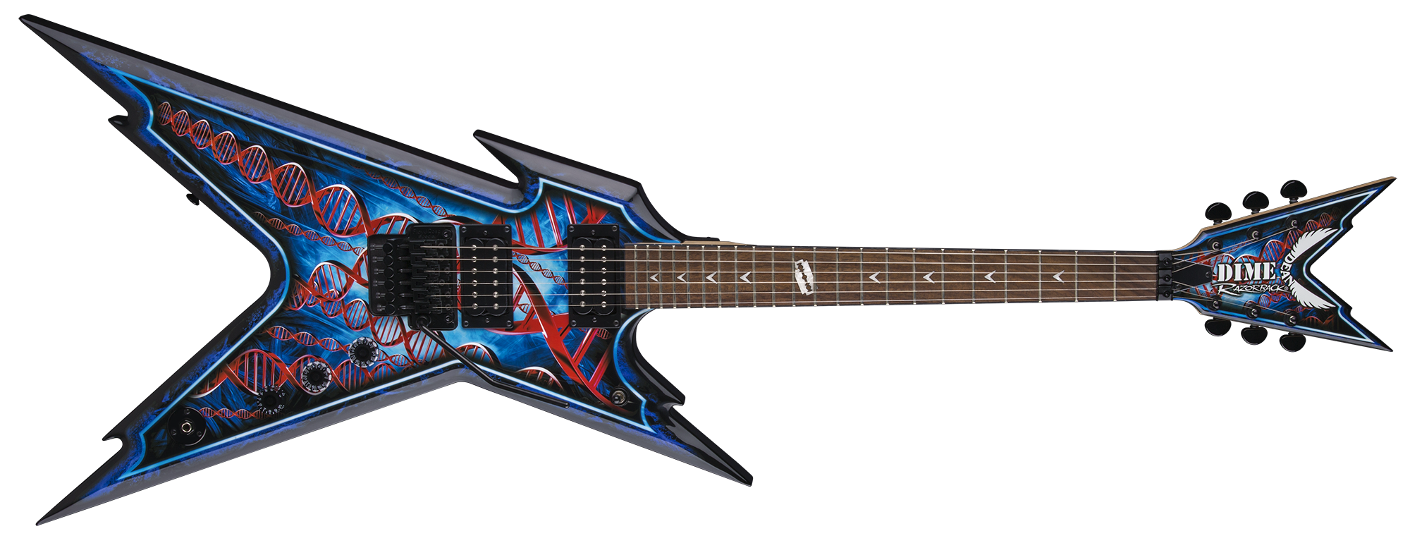 Dean Guitars Razorback DB Floyd DNA Spatter : 1