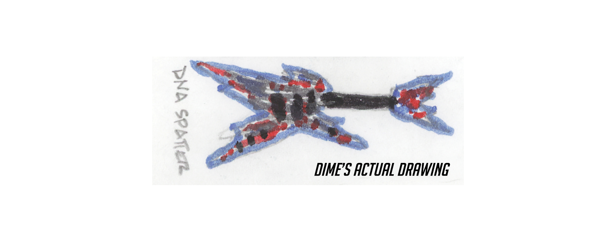 Dean Guitars Razorback DB Floyd DNA Spatter : rzrdbfdna v8