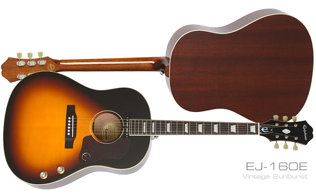 Epiphone Ltd. Ed. EJ-160E Acoustic/Electric : N 010116A17