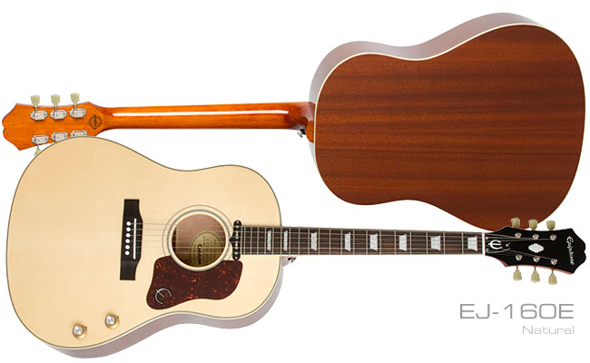 Epiphone Ltd. Ed. EJ-160E Acoustic/Electric : N 010116A18