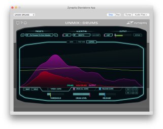 Zynaptiq Unmix::Drums : Curves Zynaptiq Unmix::Drums : Curves