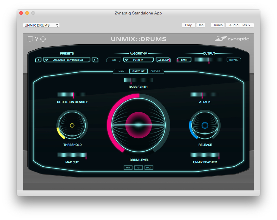 Zynaptiq Unmix::Drums : FineTune