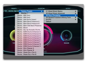 Zynaptiq Unmix::Drums : Presets Zynaptiq Unmix::Drums : Presets