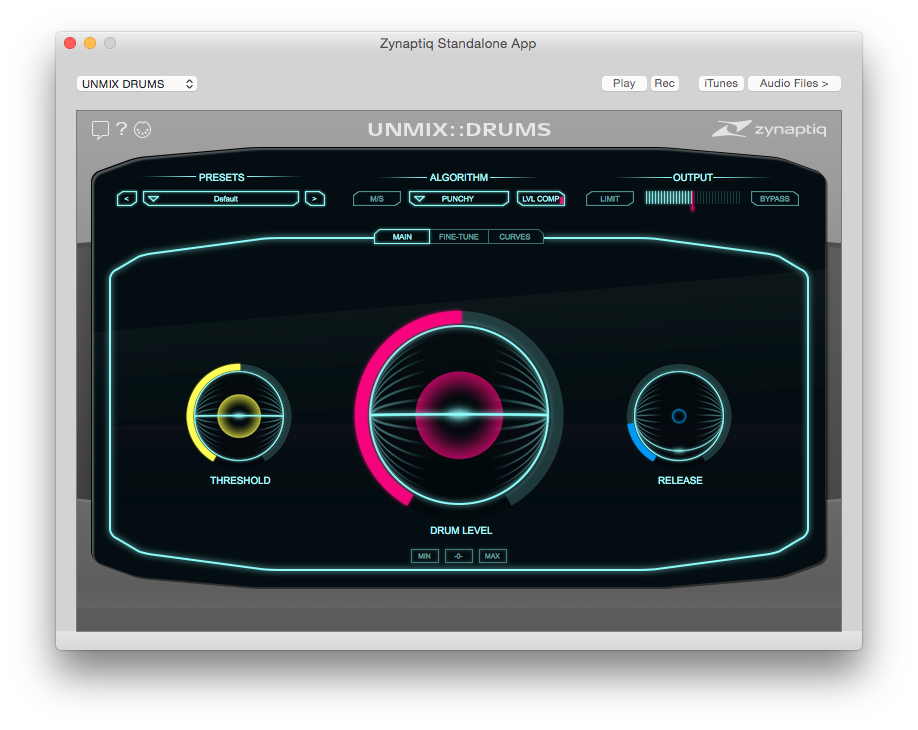 Zynaptiq Unmix::Drums : ZynaptiqStandalone002