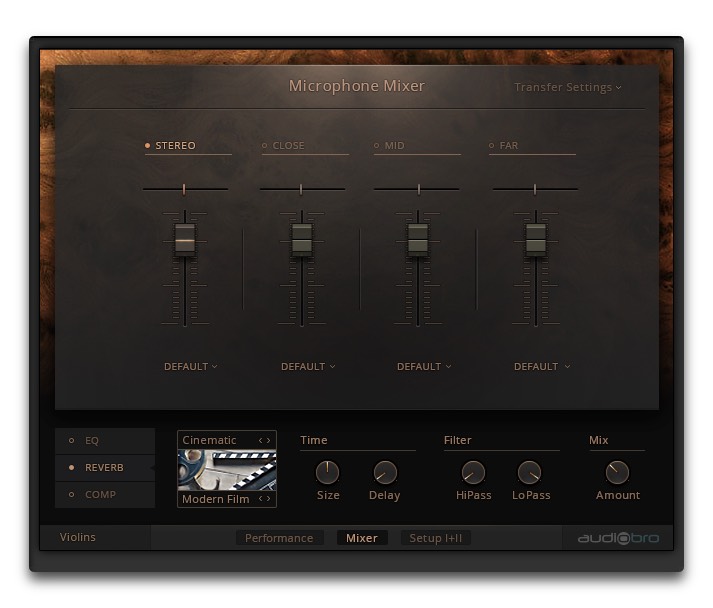 Native Instruments String Ensemble : MixerFX