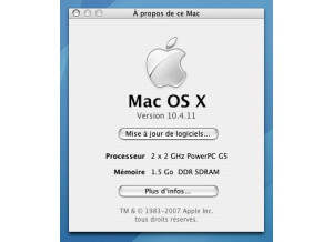 Apple PowerMac G5 2x2 Ghz (82070)