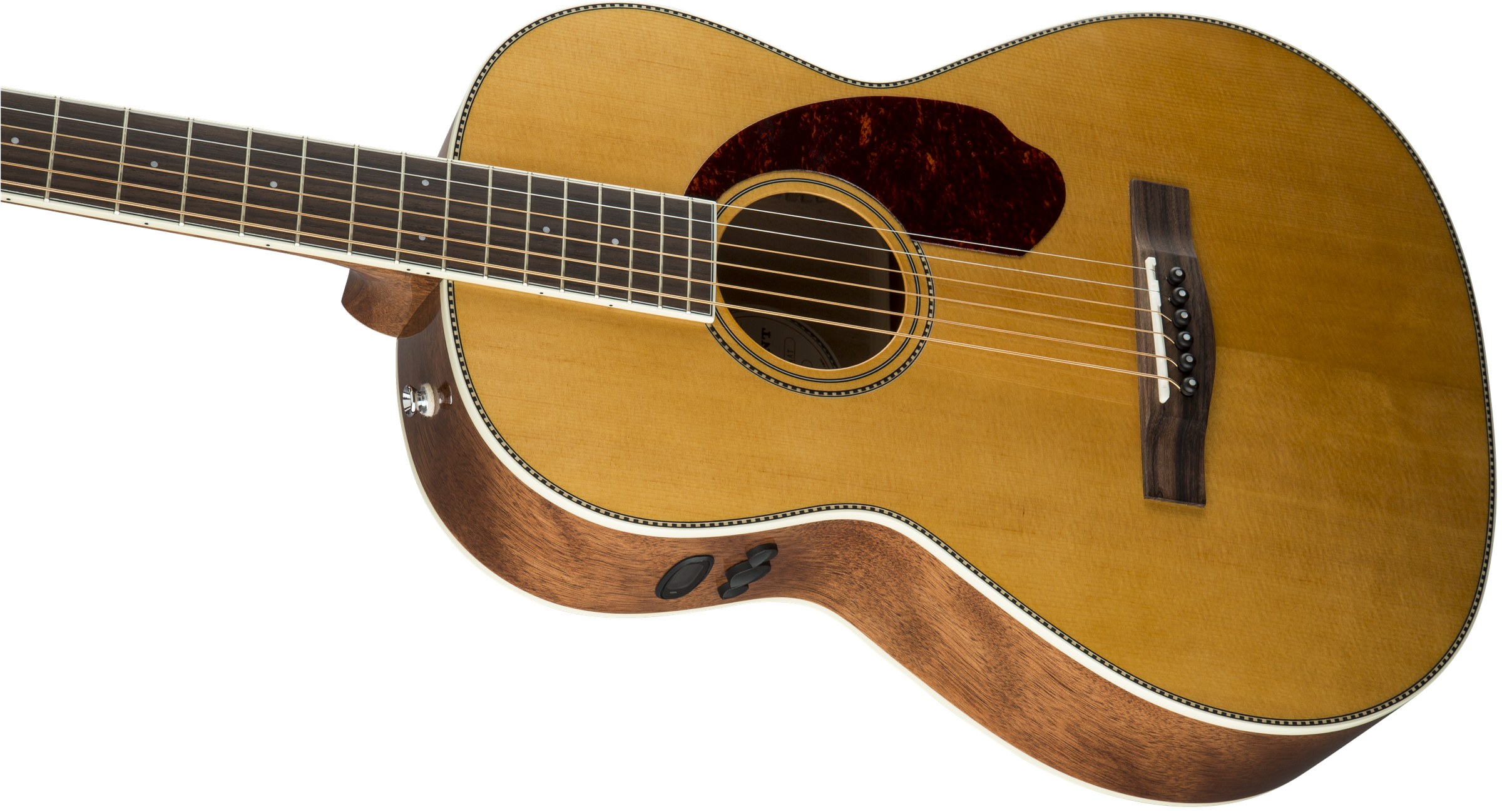 Fender PM-2 Standard Parlor : 0960252221 gtr cntbdyleft 001 nr