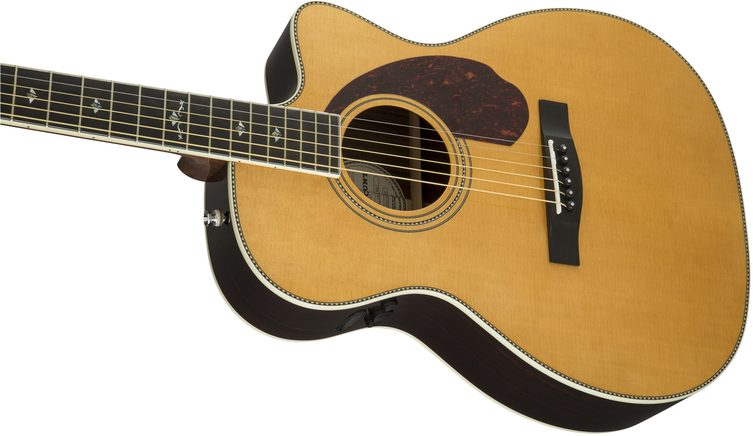 Fender PM-3 Deluxe Triple-0 : 0960271221 gtr cntbdyleft 001 nr