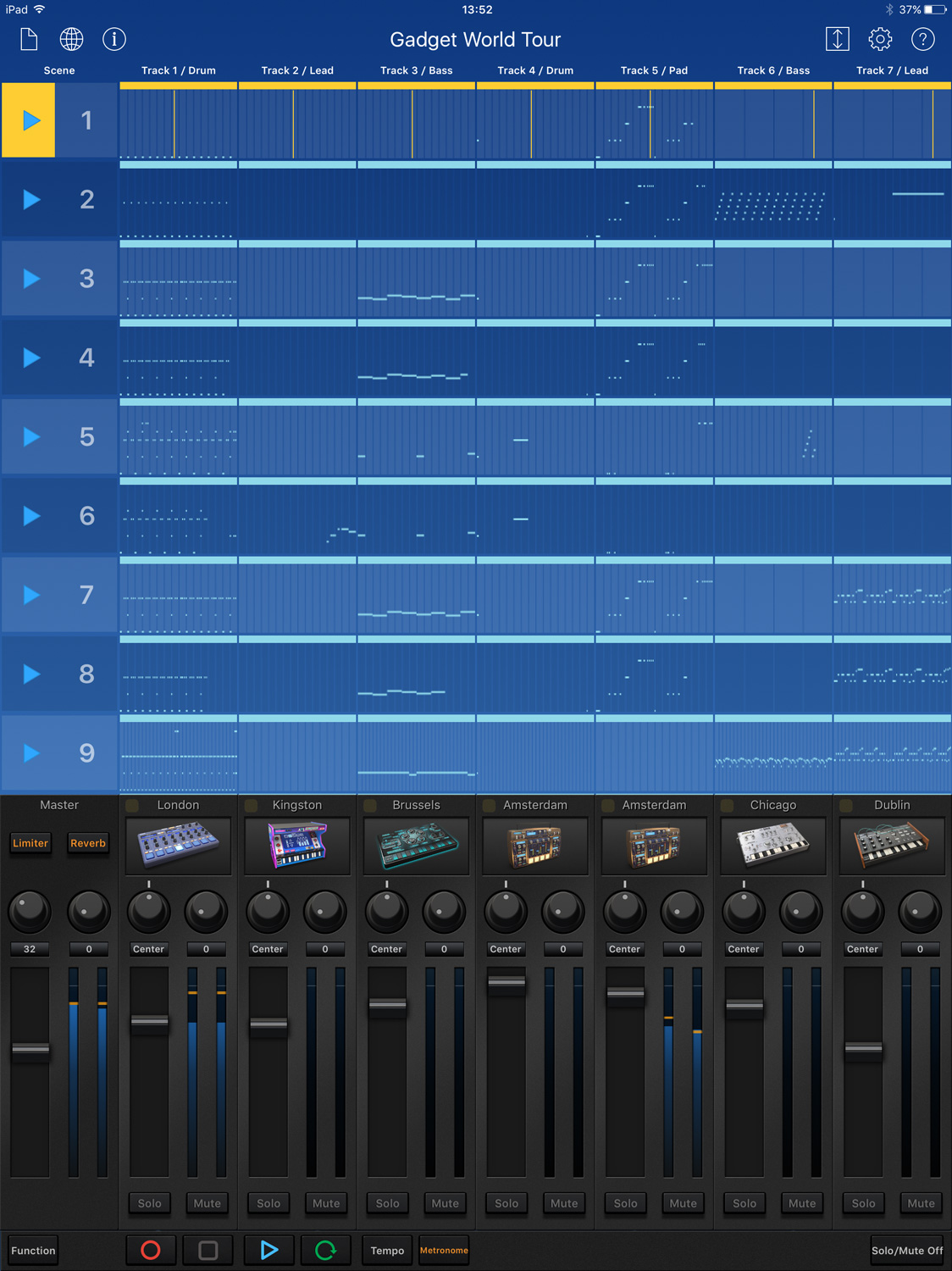 1' KORG Gadget iPad Pro Main Portrait