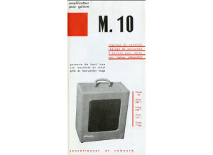 Publicité M10 extrait d'un dépliant Garen-Stimer des années 1960