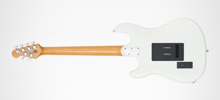 Music Man Cutlass : MC CUTLASS IVORYWHITE BACK 1
