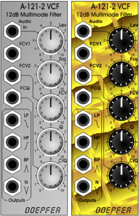Doepfer A-121-2 12dB Multimode Filter : A-121-2 12dB Multimode VCF