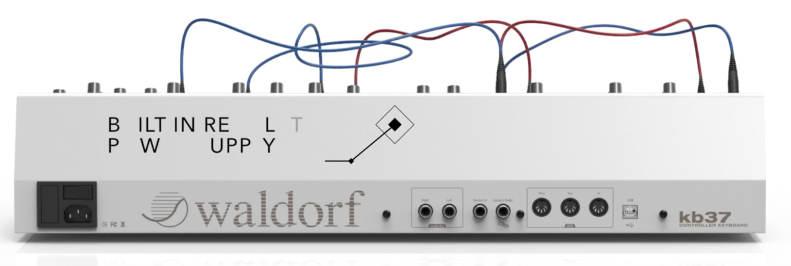 Waldorf KB37 : BK37 Rear