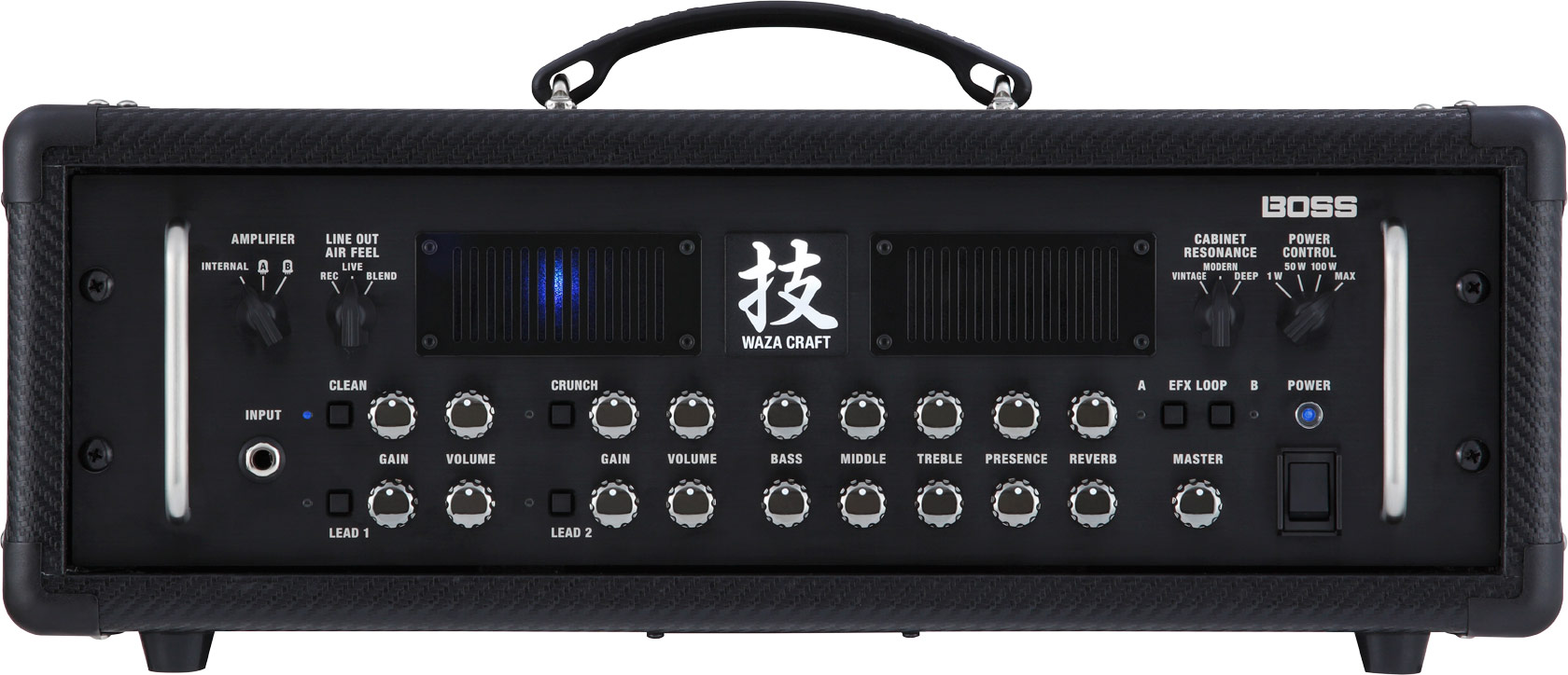 Boss Waza Amp Head : waza amp head front gal