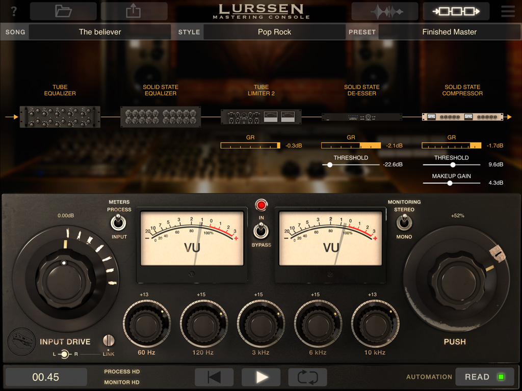 IK Multimedia Lurssen Mastering Console