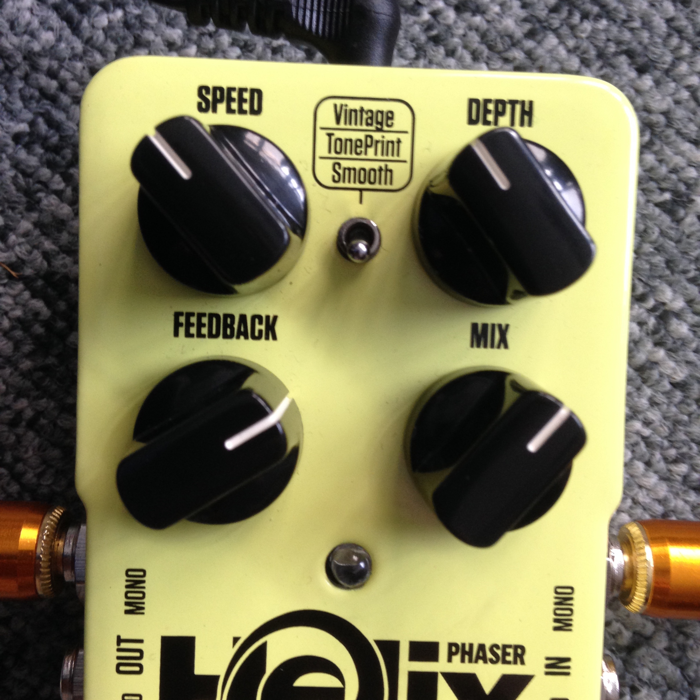 TC Electronic Helix Phaser : Potards de la Helix