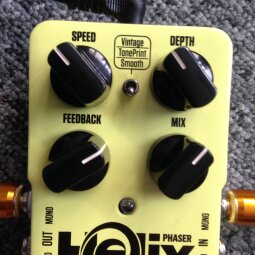 TC Electronic Helix Phaser : Potards de la Helix TC Electronic Helix Phaser : Potards de la Helix