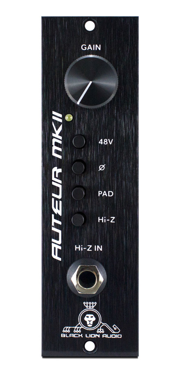 Black Lion Audio Auteur mkII 500 : Auteur MKII 500 Front