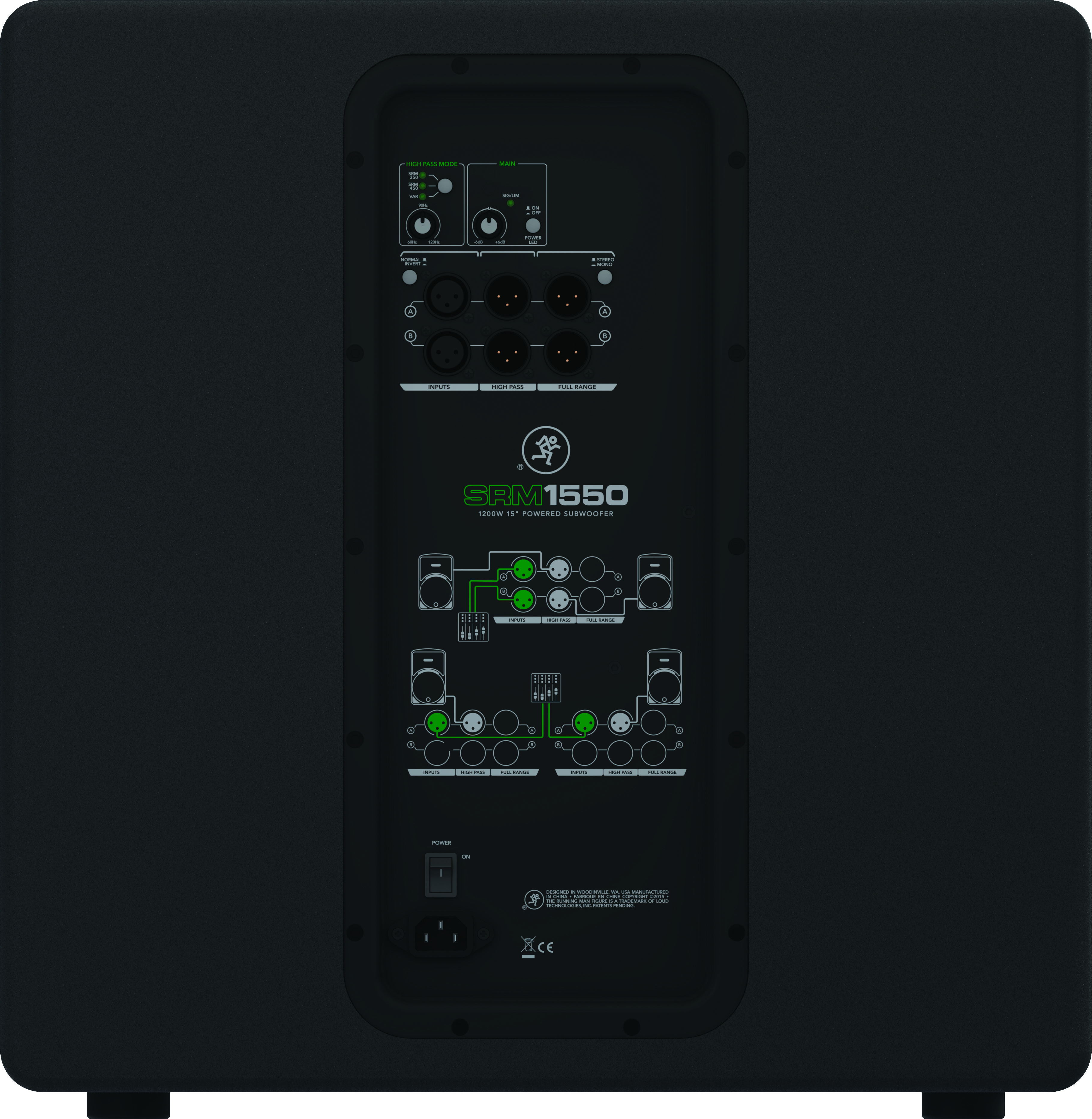 Mackie SRM1550 : srm1550 b