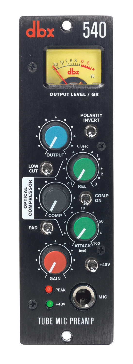 dbx 540 Tube Mic Preamp : dbx540 front CMYKclippedSM original