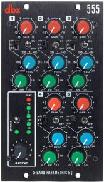 dbx 555 5-Band Parametric EQ : dbx555 Front original dbx 555 5-Band Parametric EQ : dbx555 Front original