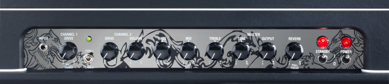 Laney GH50R : GH50R FRONT PANEL BLACK