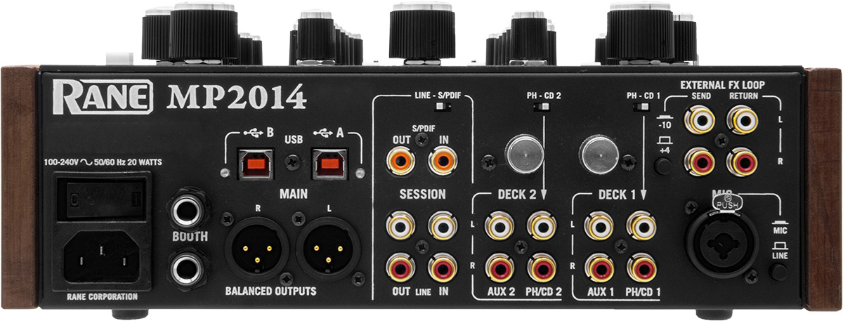 Rane MP2014 : mp2014 back 1200w