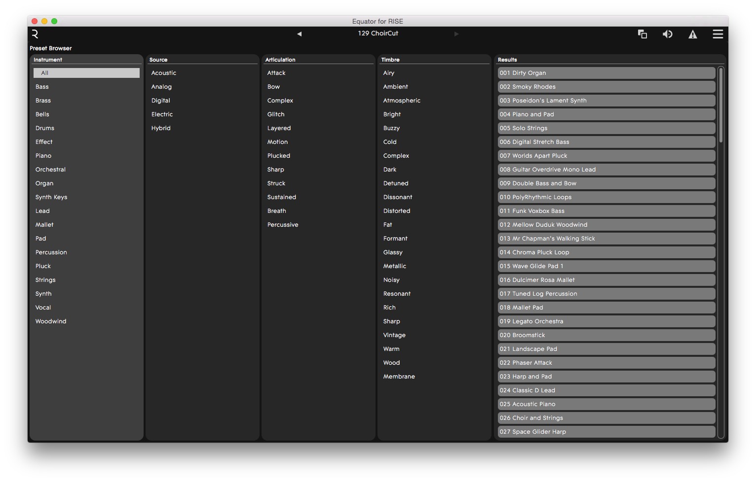 ROLI Seaboard Rise : Equator for RISEScreenSnapz015