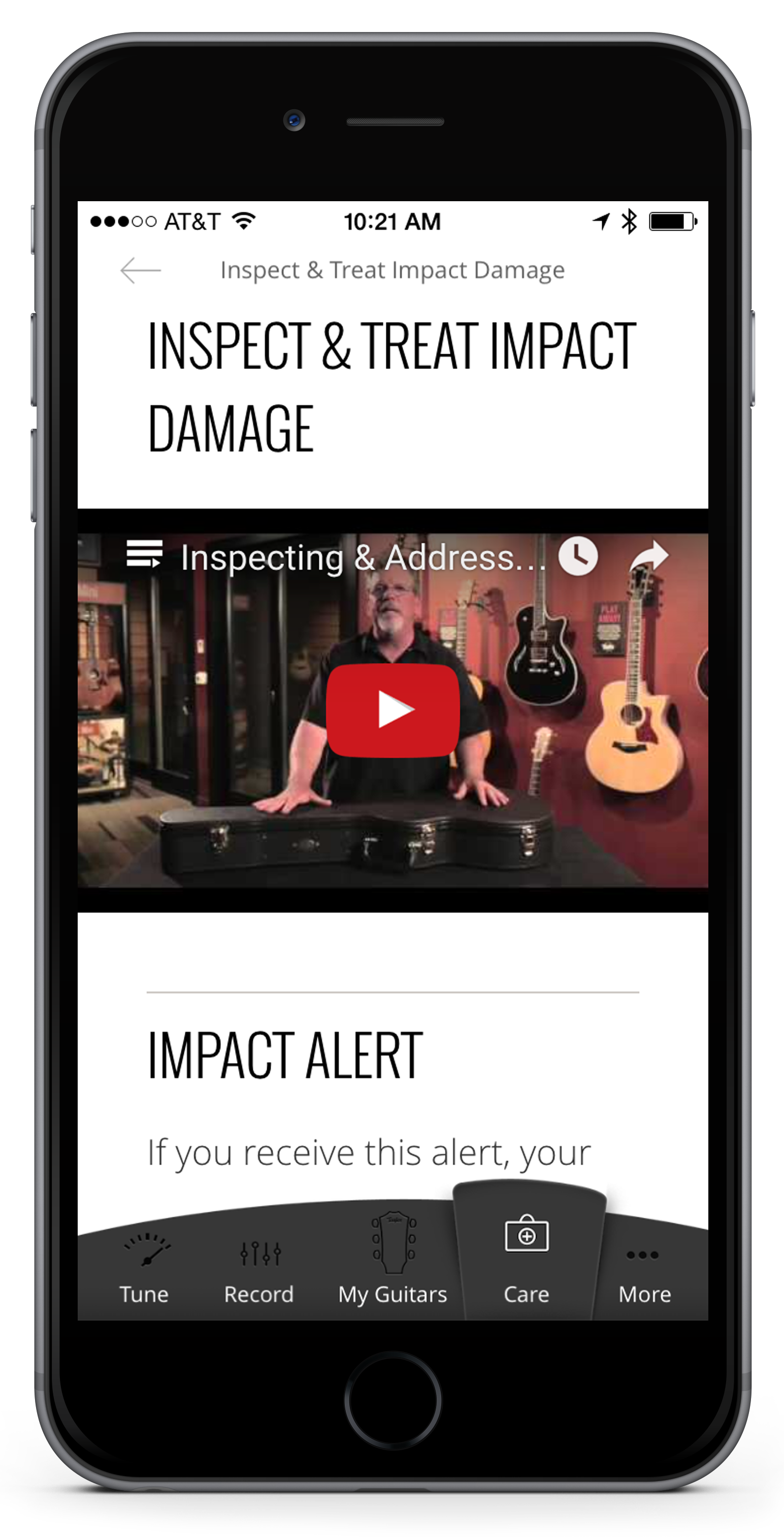 TaylorApp screens impact solutions