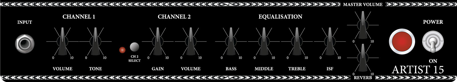 Blackstar Amplification Artist 15 : artist 15 front panel large