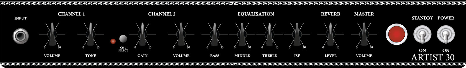 Blackstar Amplification Artist 30 : artist 30 front panel large