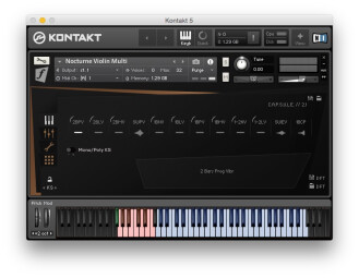 Orchestral Tools Nocturne Violin : Kontakt 5ScreenSnapz011