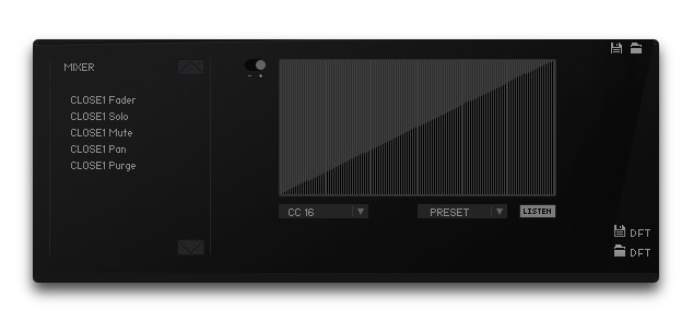 Orchestral Tools Nocturne Violin : Mixer2