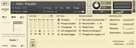 Sacconi Strings 2 GUI 2