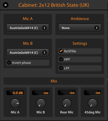Overloud TH3 : HP Properties