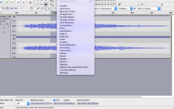 Digital Audio Editors : Audacity effects Digital Audio Editors : Audacity effects