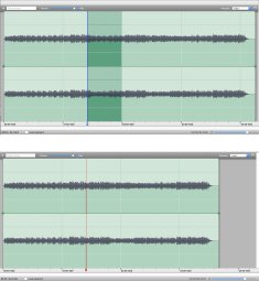 Cut audio Cut audio