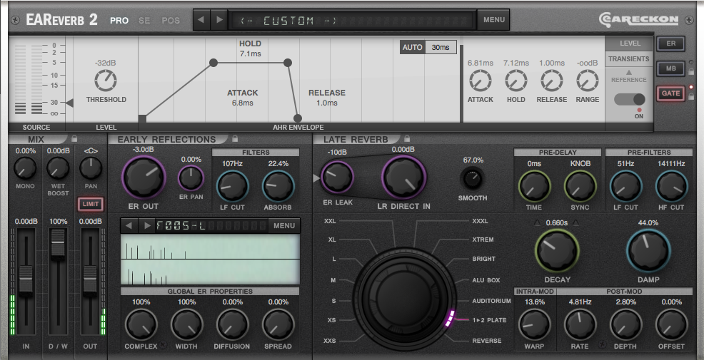 eaReckon EAReverb 2 : Gate