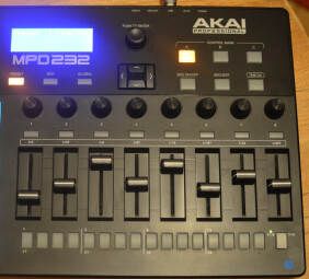 Akai MPD232 : faders Akai MPD232 : faders